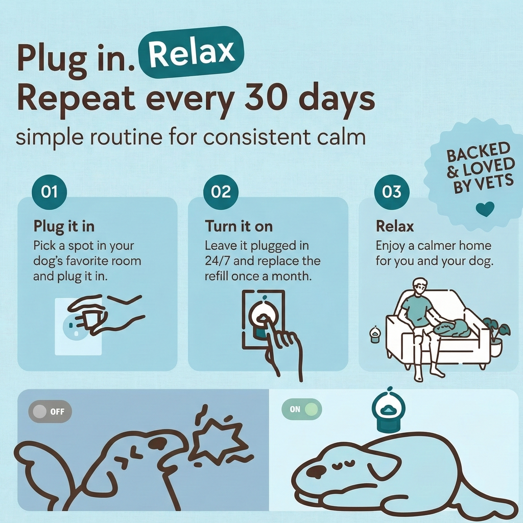 Dogs Calming Diffuser Kit