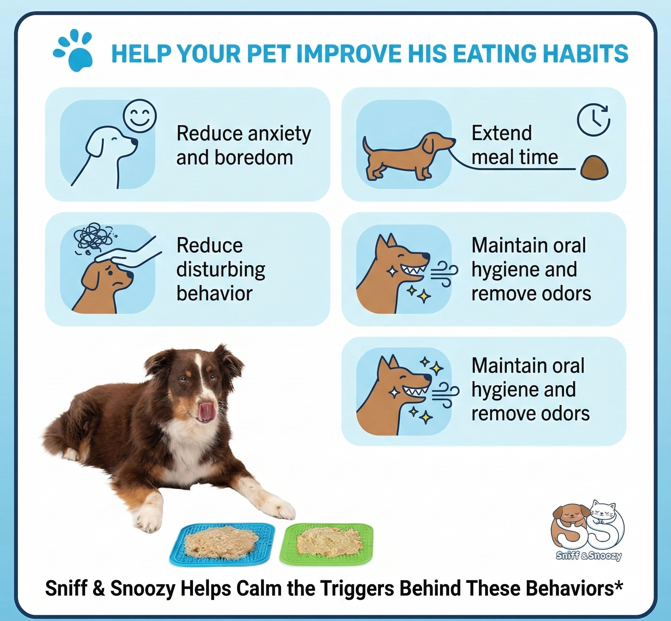 Cat & Dog Lick mat + Scraper