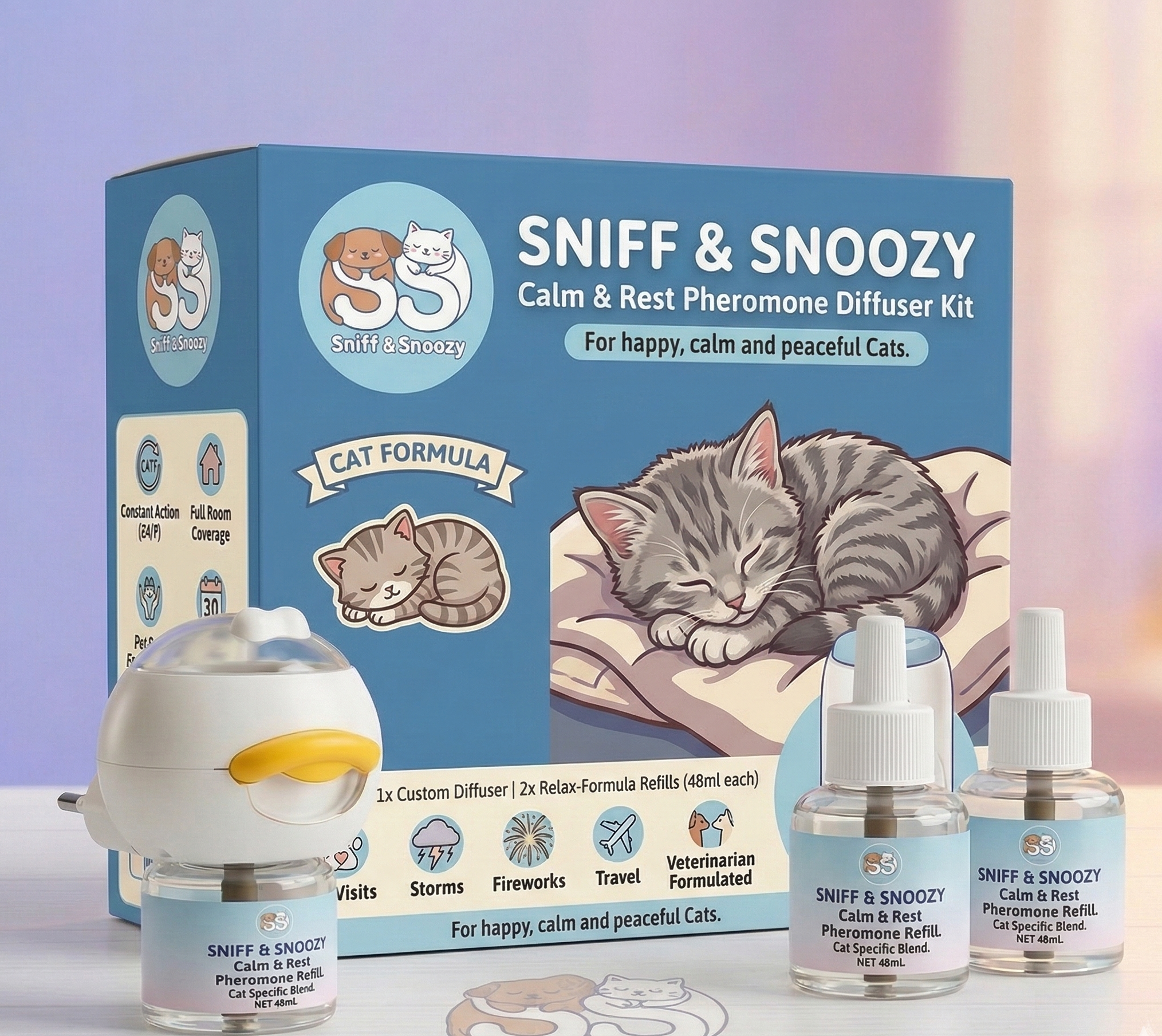 Cats Calming Diffuser Kit