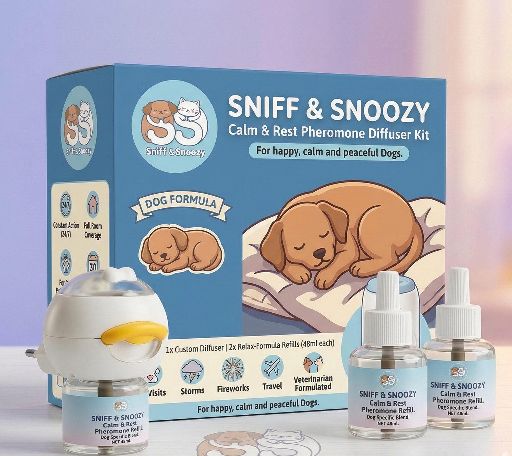 Dogs Calming Diffuser Kit